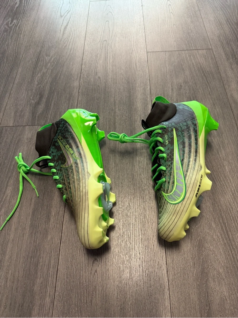 NIKE Vapor Pro 1 Football Cleats 'CeeDee Lamb'  Green Silver IF0108-300 Sz 10.5